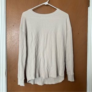 Abercrombie Soft A&F cozy waffle long sleeve
